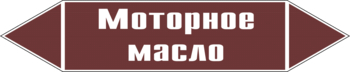 Маркировка трубопровода "моторное масло" (пленка, 716х148 мм) - Маркировка трубопроводов - Маркировки трубопроводов "ЖИДКОСТЬ" - Магазин охраны труда ohranatruda-shop.ru